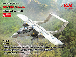 Сборная модель 1/72 North-American/Rockwell OV-10А Bronco (ICM)