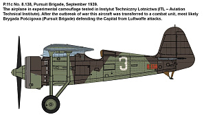 Сборная модель 1/72 PZL P.11c Polish Fighter - Rare Birds (IBG Models)