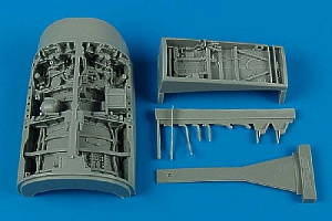 Дополнения из смолы 1/32 Ниши шасси Lockheed-Martin F-16C (для модели Academy kits)