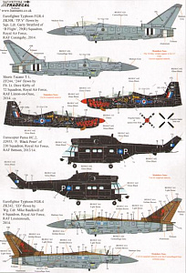 Декаль 1/72 RAF 2014 Update (Xtradecal)