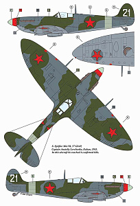 Декаль 1/48 Supermarine Spitfire Mk.VB/PR Mk.IV Lend-Lease Supermarine Spitfire (AML)