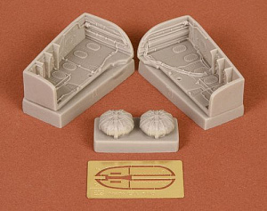 Дополнения из смолы 1/48 Ниша шасси Arado Ar-234B-2 (для модели Hasegawa и Revell)