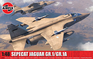 Сборная модель 1/48 BAC/SEPECAT Jaguar GR.1/GR.1A (Airfix) (повреждённая упаковка)