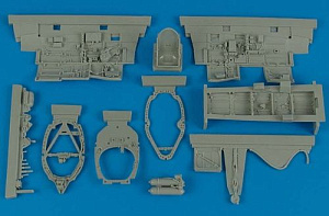 Дополнения из смолы 1/32 Кабина пилота Supermarine Spitfire Mk.IX (для модели Tamiya)