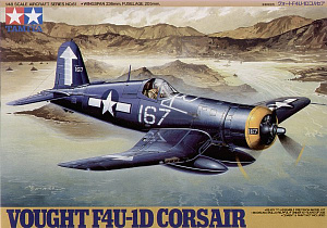 Сборная модель 1/48 Vought F4U-1D Corsair  (Tamiya)