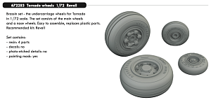 Дополнения из смолы 1/72 Колеса Panavia Tornado (под нагрузкой) (для модели Revell)