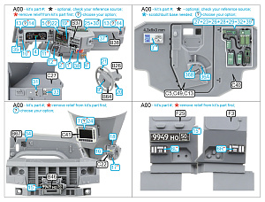 3D Декаль интерьера кабины К-4386 Тайфун ВДВ (Звезда)