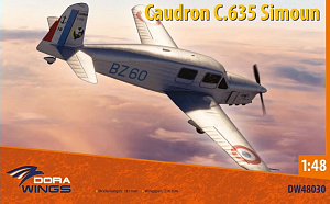 Сборная модель 1/48 Caudron C.635 Simoun (Dora Wings)