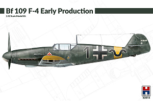 Сборная модель 1/32 Messerschmitt Bf-109F-4 Early Production (Hobby 2000) (повреждённая упаковка)