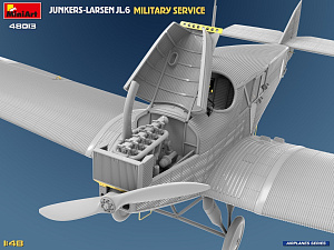 Сборная модель 1/48 Junkers-Larsen JL.6. Milit.Service (3x camo) (MiniArt)
