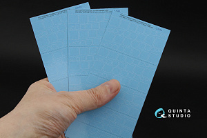 Клепочные ряды: прямоугольники и овалы (размер клепки 0.10 mm, интервал 0.4 mm, масштаб 1/72), белые