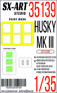 Окрасочная маска 1/35 Husky mk III (AFV Club)