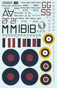 Декаль 1/32 Fairey Swordfish Mk.II (5) (Xtradecal)