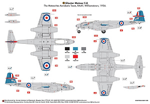 Сборная модель 1/48 Gloster Meteor F.8 (Airfix)