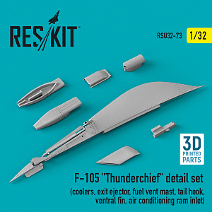 Дополнения из смолы 1/32 Republic F-105D Thunderchief detail set (Reskit)