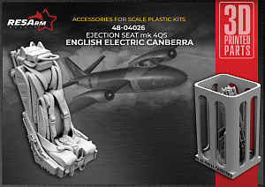 Дополнения из смолы 1/48 Катапультное кресло English Electric Canberra Mk4QS (RESArm)