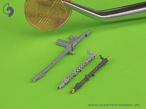 Дополнения из латуни 1/35 PzKpfw II Ausf. A-F 2cm KwK30 L/55 & MG-34 gun barrels