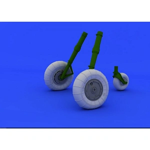Дополнения из смолы 1/32 Колеса Messerschmitt Bf-109G-10 (утяж.шина) ( для Revell)