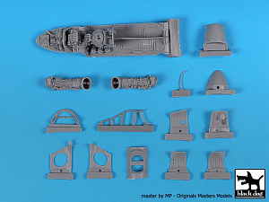 Дополнения из смолы 1/48 Mil Mi-24V/VP Mi-24P Hind BIG set (designed to be used with Zvezda kits)