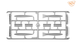 Сборная модель 1/72 Микоян МиГ-19П (Clear Prop)