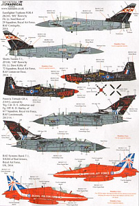 Декаль 1/72 RAF 2014 Update (Xtradecal)