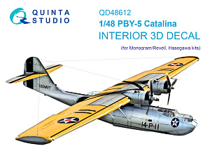 3D Декаль интерьера кабины PBY-5 Catalina (Revell/Monogram)