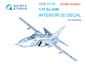3D Декаль интерьера кабины Су-24М (Звезда) (малая версия)