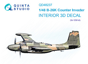 3D Декаль интерьера кабины B-26K (ICM)