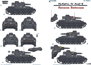 Декаль 1/35 Pz.Kpfw. IV Ausf.E Operation Barbarossa (Colibri Decals)