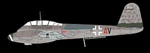 Сборная модель 1/72  Messerschmitt Me-410A-1/U-2 & U4 (Airfix)