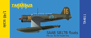 Конверсионный набор 1/48 Набор для конверсии Saab B 17B в поплавковый вариант (Tarangus)