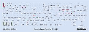 Декаль 1/72 P-51D stencils (EDU)