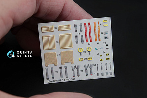 3D Декаль интерьера кабины F-16D (блоков 30/40/50) (для модели Kinetic) (перевыпуск QD48045-Pro)