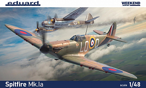 Сборная модель 1/48 Supermarine Spitfire Mk.Ia Weekend edition (Eduard kits)