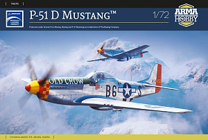 Сборная модель 1/72 North-American P-51D Mustang (Arma Hobby)