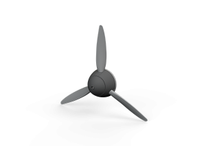 Дополнения из смолы 1/72 Воздушный винт Messerschmitt Bf-109F (поздний) (для модели Eduard) 