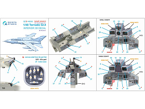 3D Декаль интерьера кабины Tornado GR.4 (Revell) (малая версия) (с 3D-печатными деталями)