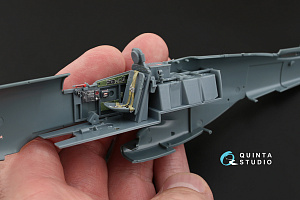 3D Декаль интерьера кабины P-51D (ранний) (для модели Eduard)