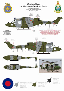 Декаль 1/72 Westland Lynx in Worldwide Service Part 1 (AGM)