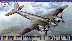 Сборная модель 1/48 de Havilland Mosquito Mk.VI / NF.II (Tamiya)