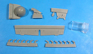 Дополнения из смолы 1/48 Bf 109F-2 Correction Set (for Zvezda) (Vector)