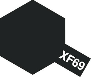 Краска акриловая Acrylic Mini XF-69 NATO Black (Tamiya) (10ml)
