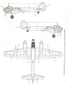 Декаль 1/72 Junkers Ju-88A-4 (Eagle Cal)