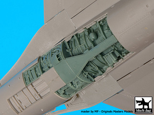 Дополнения из смолы 1/48 Ниша шасси для Lockheed-Martin F-16C (для модели Tamiya)