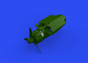 Дополнения из смолы 1/48 Nakajima A6M2-N Rufe exhaust (для модели Eduard)