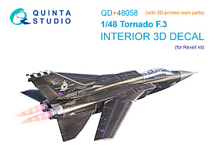 3D Декаль интерьера для Tornado F.3 (Revell) (с 3D-печатными деталями)