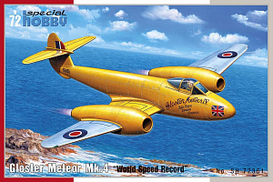 Сборная модель 1/72 Gloster Meteor Mk.4 'World Speed Record' (Special Hobby)