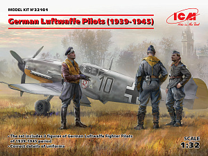Дополнения из смолы 1/32 German Luftwaffe Pilots 1939-1945 (3 fig.) (ICM)