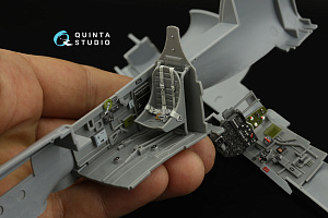 3D Декаль интерьера кабины P-40E/K (Hasegawa)