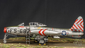 Дополнения из смолы 1/32 Корректировочный набор F-84E (KepModels)